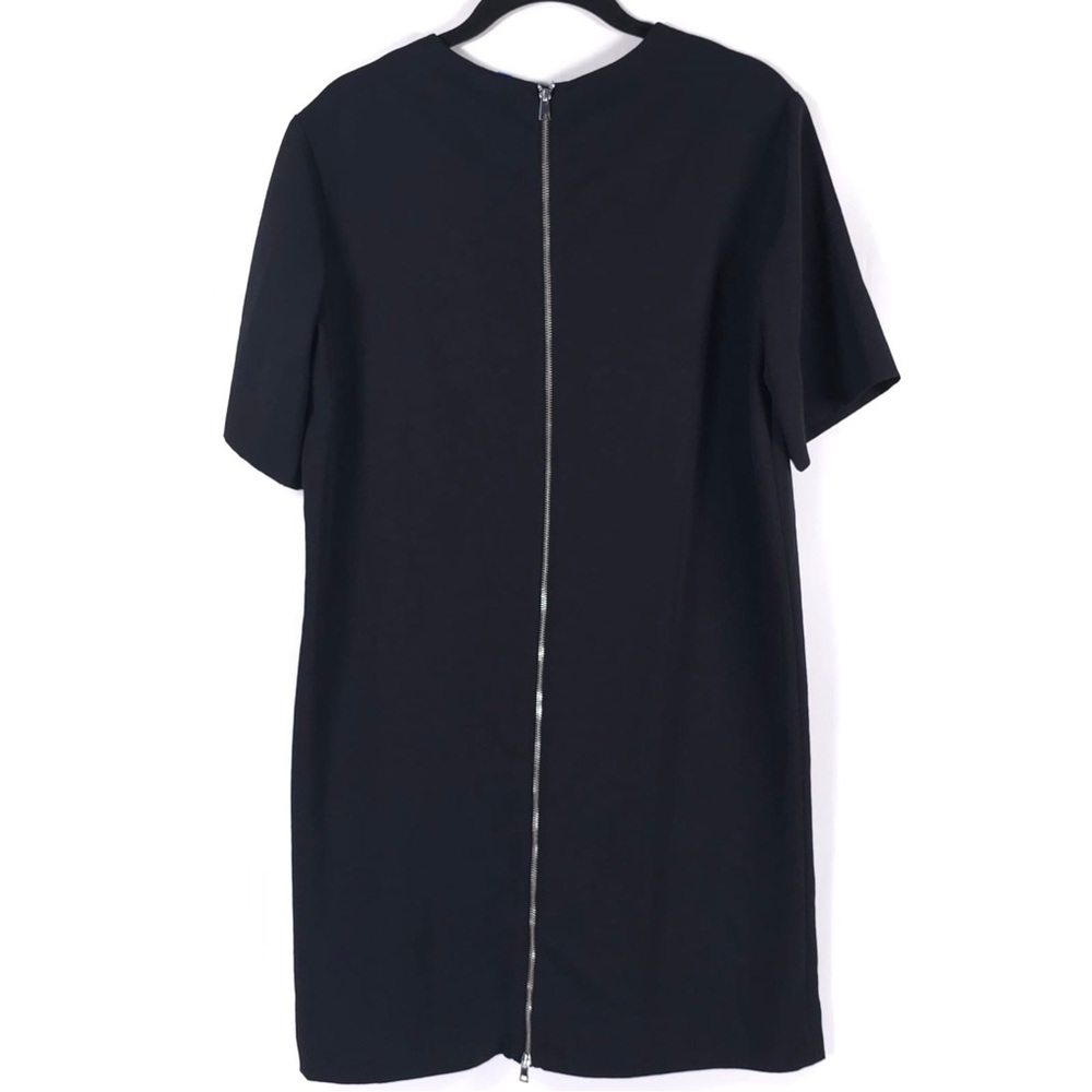 EVERLANE Japanese GoWeave Full Back Zip SS Shift Dress TRIACETATE Size 2 - Picture 2 of 9